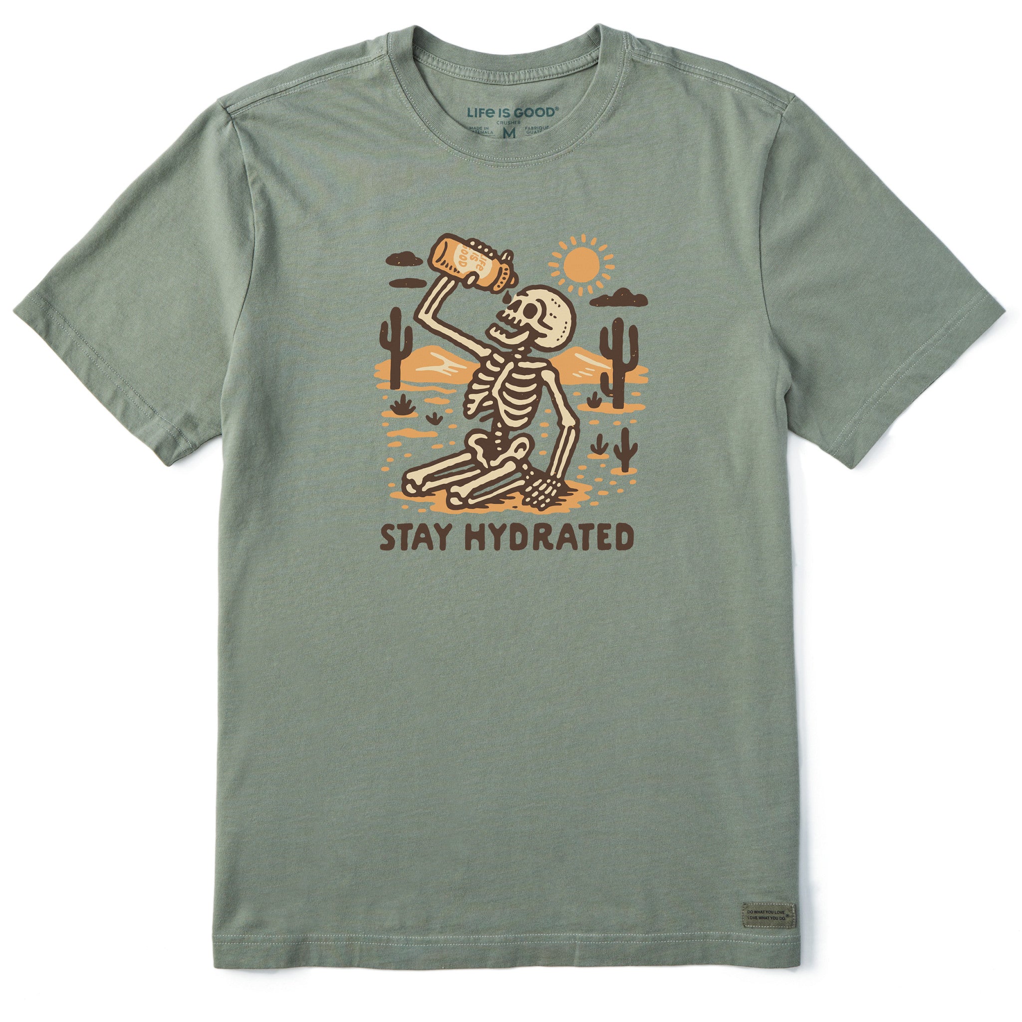 Men's Stay Hydrated Skeleton Short Sleeve Tee