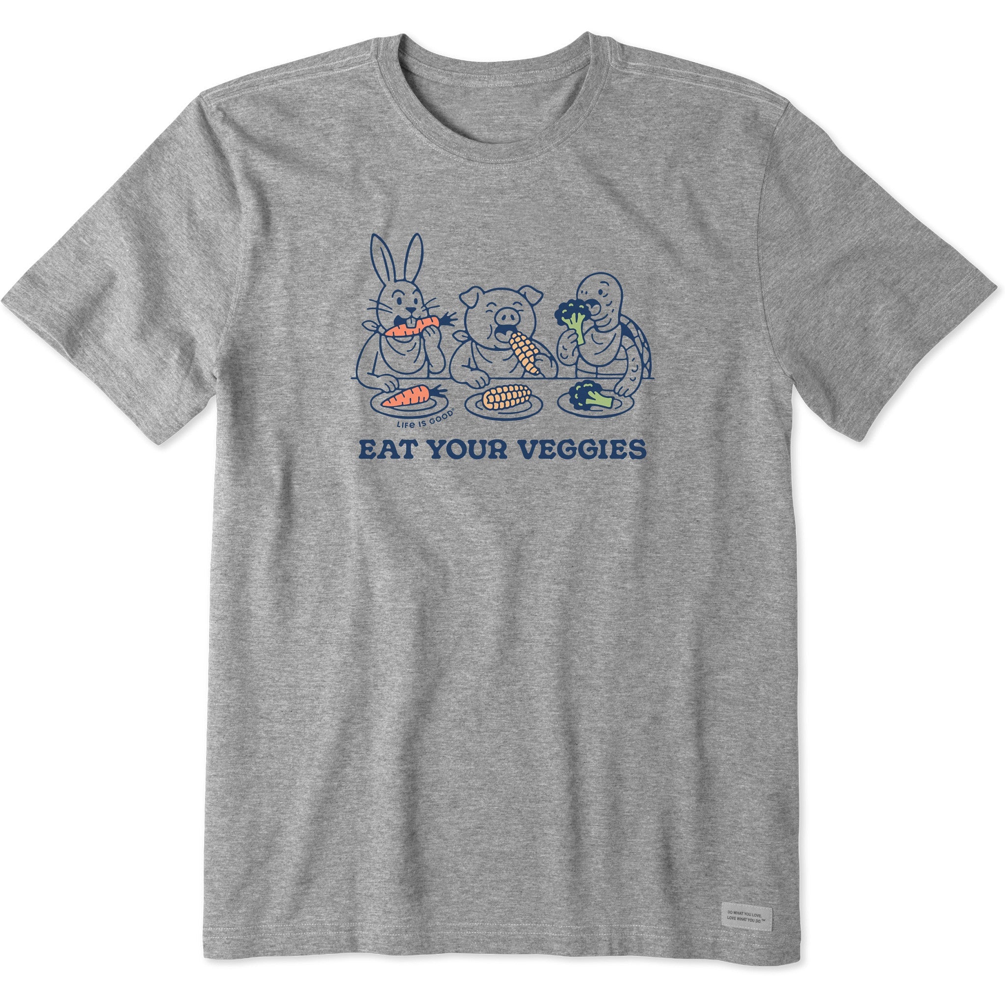 Men's Eat Your Veggies Animals Short Sleeve Tee