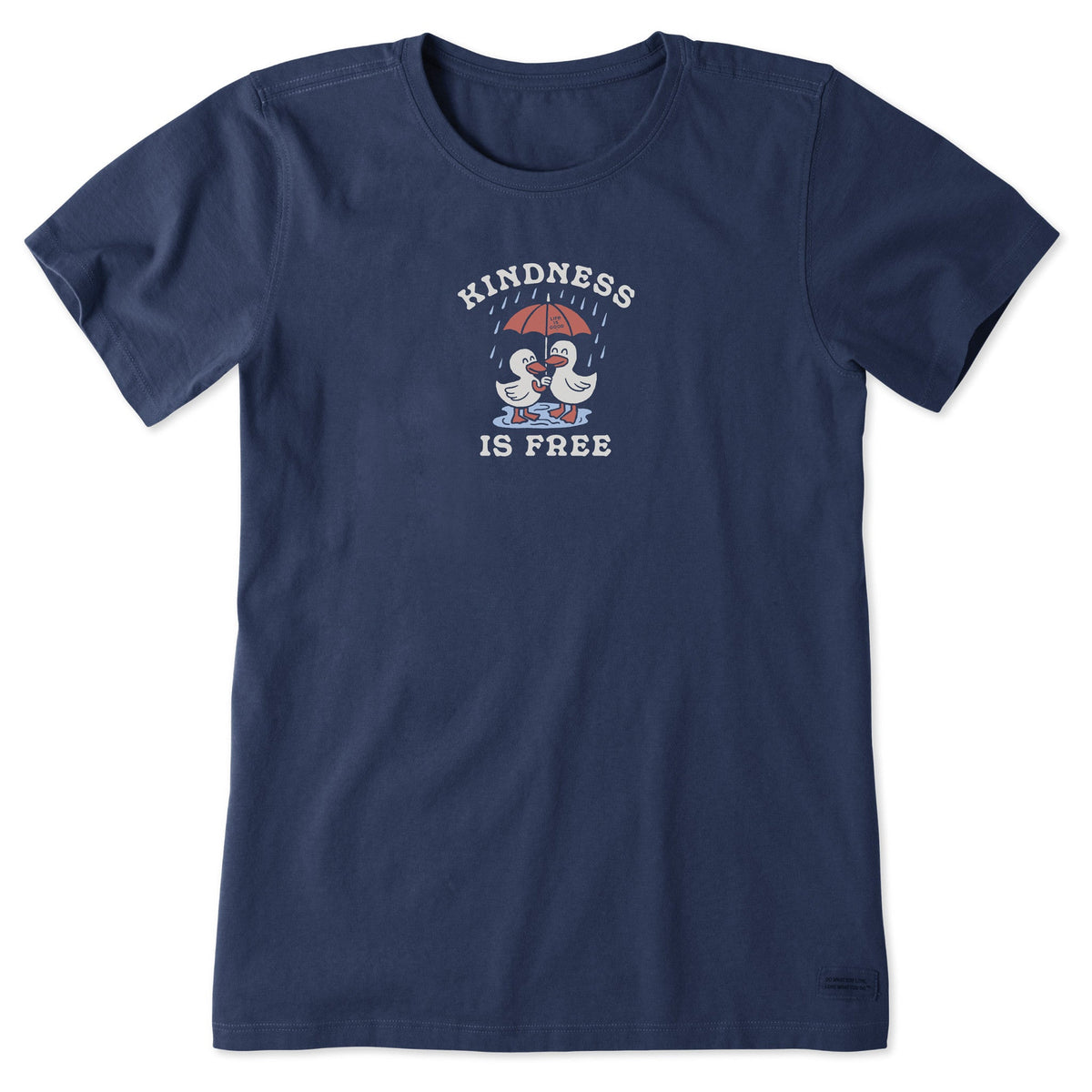 Women's Kindness is Free Ducks Short Sleeve Tee