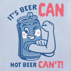 Women's It's Beer Can Flex Short Sleeve Crusher Tee