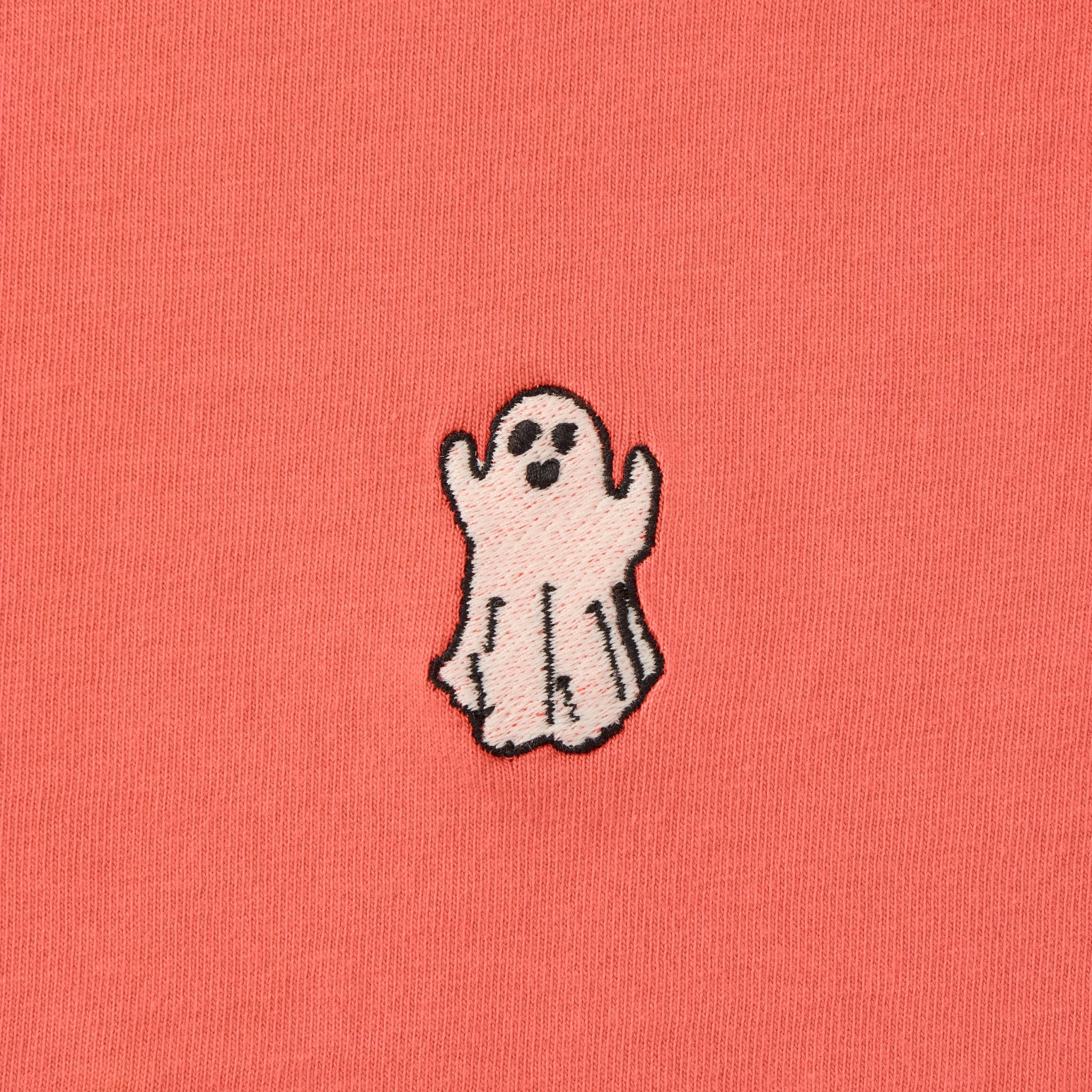 Kids Embroidered Lil Ghost Short Sleeve Crusher Tee