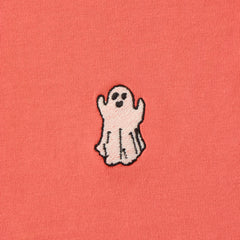Kids Embroidered Lil Ghost Short Sleeve Crusher Tee