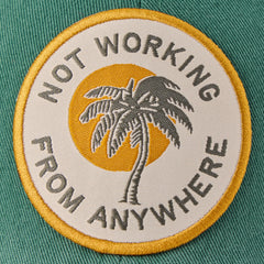 Adult Unisex Not Working Patch Chill Cap