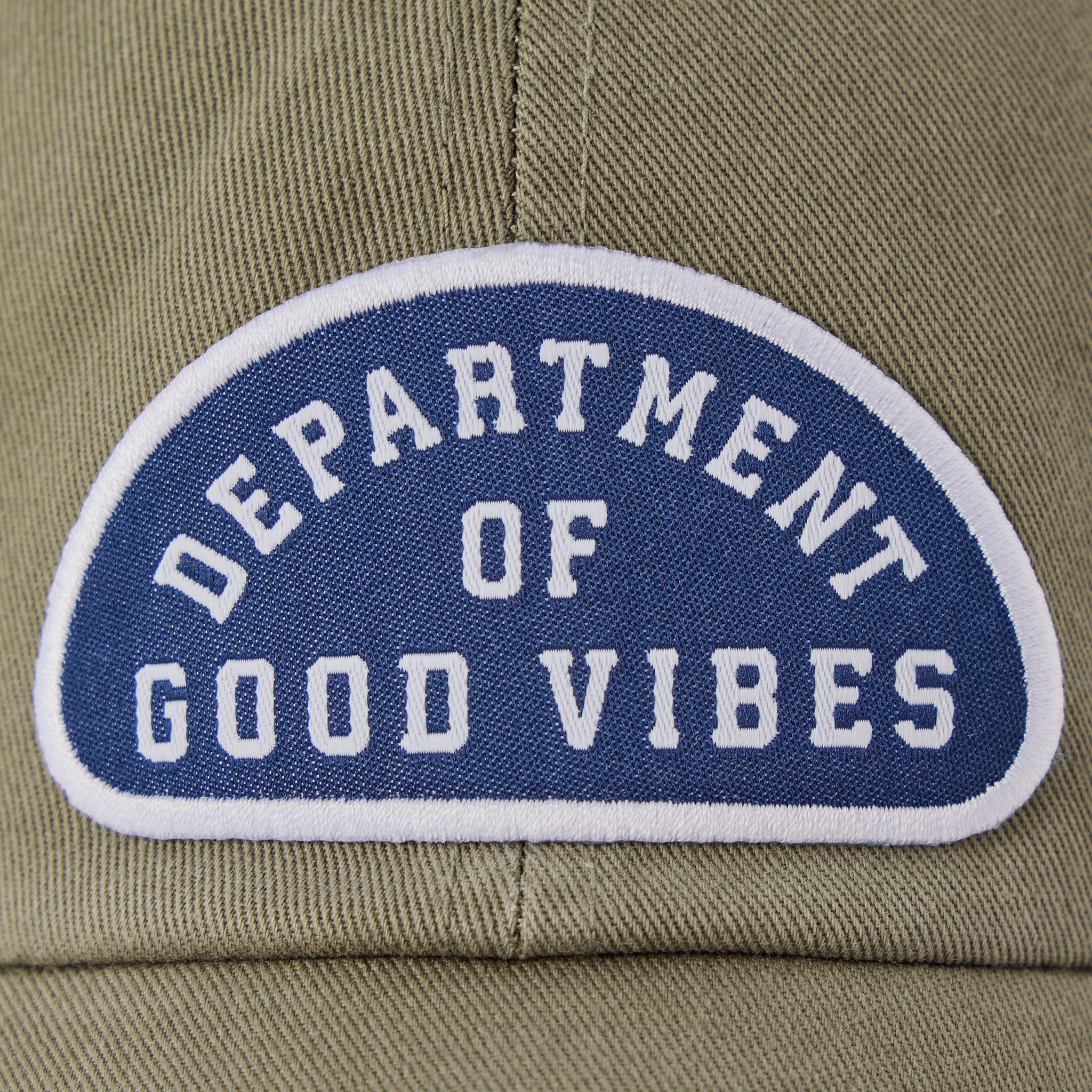 Adult Unisex Dept. of Good Vibes Patch Chill Cap