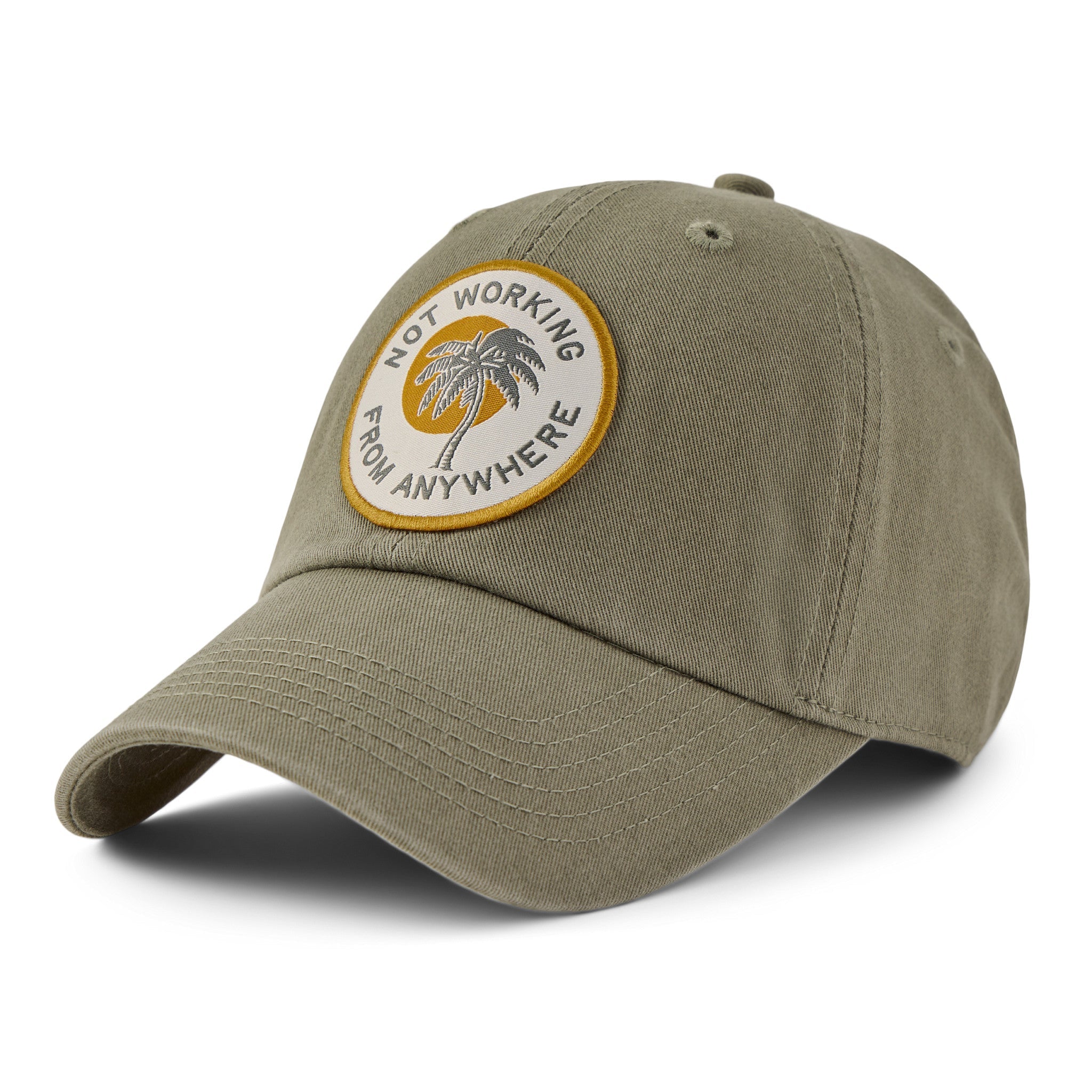 Adult Unisex Not Working Patch Chill Cap