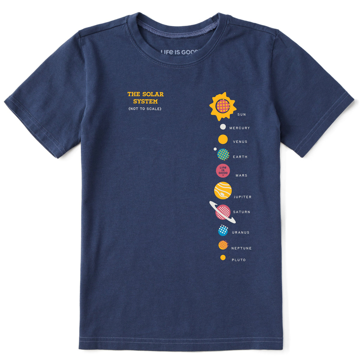 Kids Solar System Short Sleeve Crusher Tee