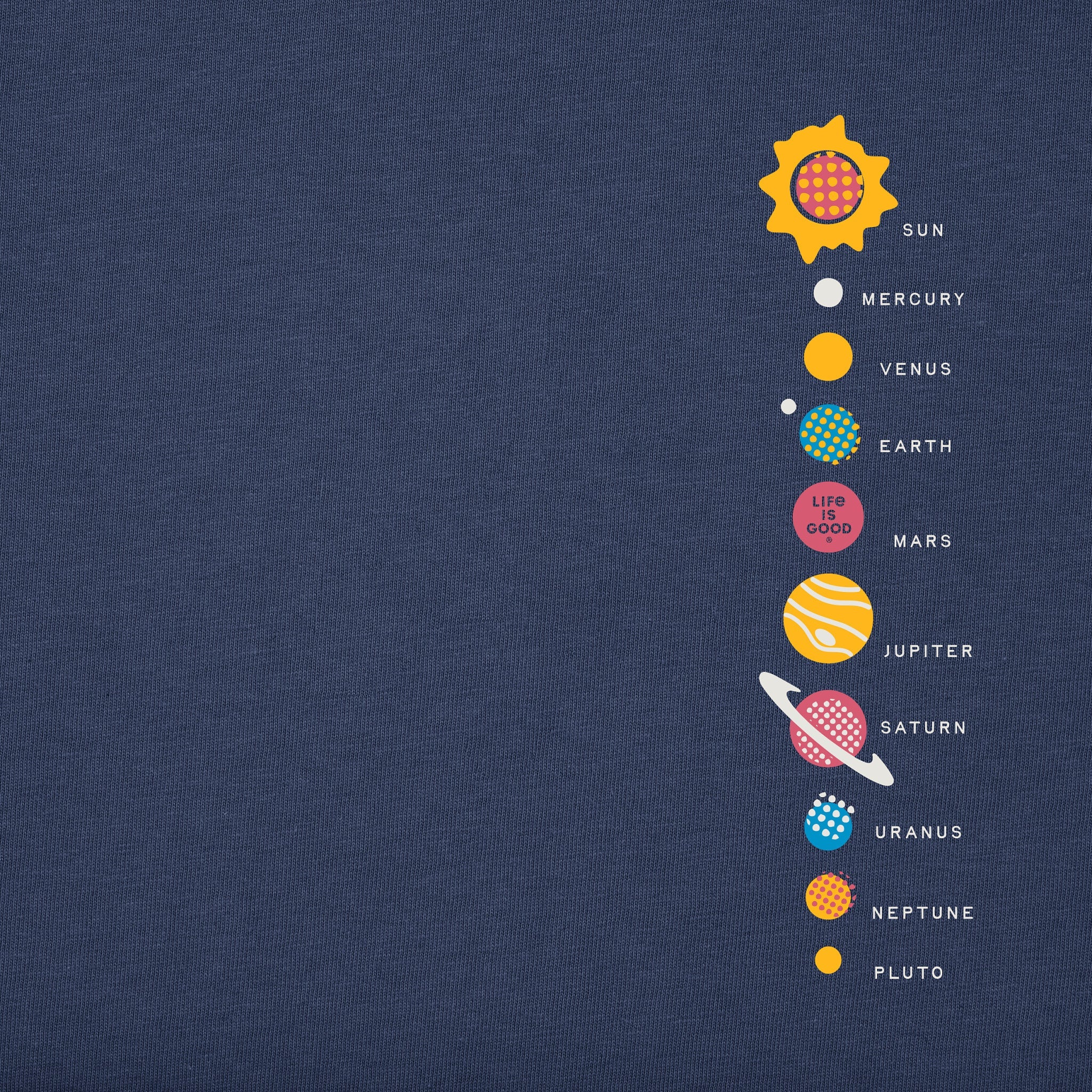 Kids Solar System Short Sleeve Crusher Tee