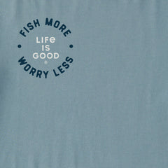 Men's Fish More Stack Short Sleeve Crusher Tee