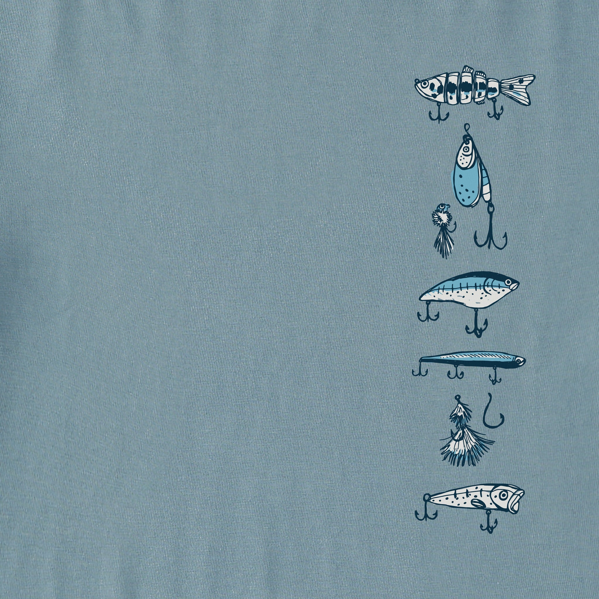 Men's Fish More Stack Short Sleeve Crusher Tee