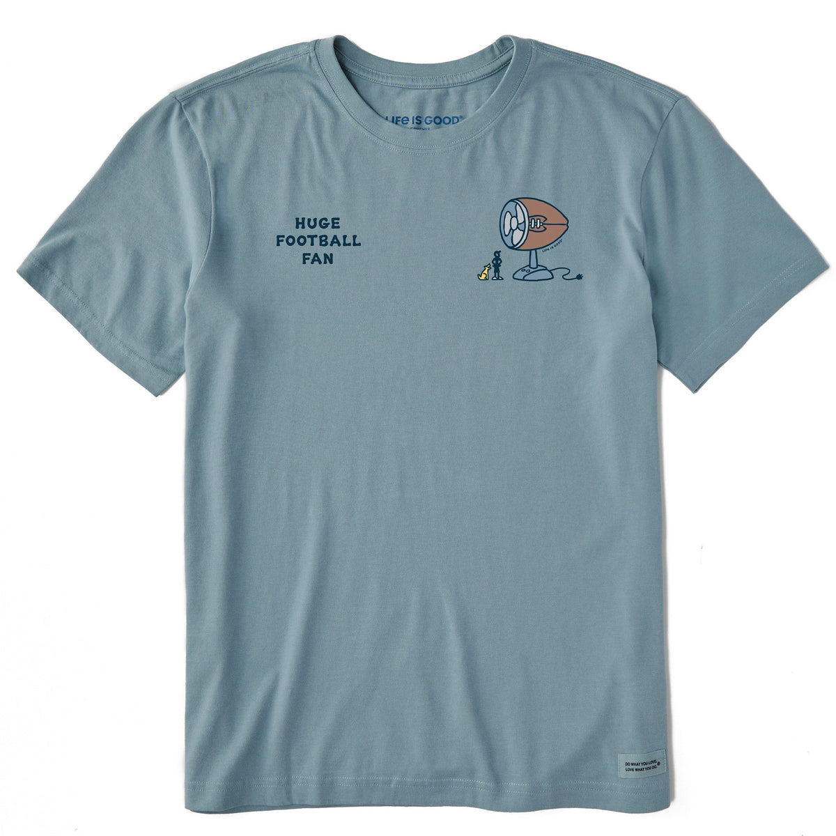 Men's Huge Football Fan Medley Short Sleeve Crusher Tee