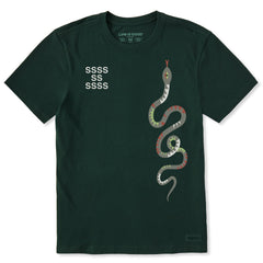 Men's SSSSSS Snake Short Sleeve Crusher Tee