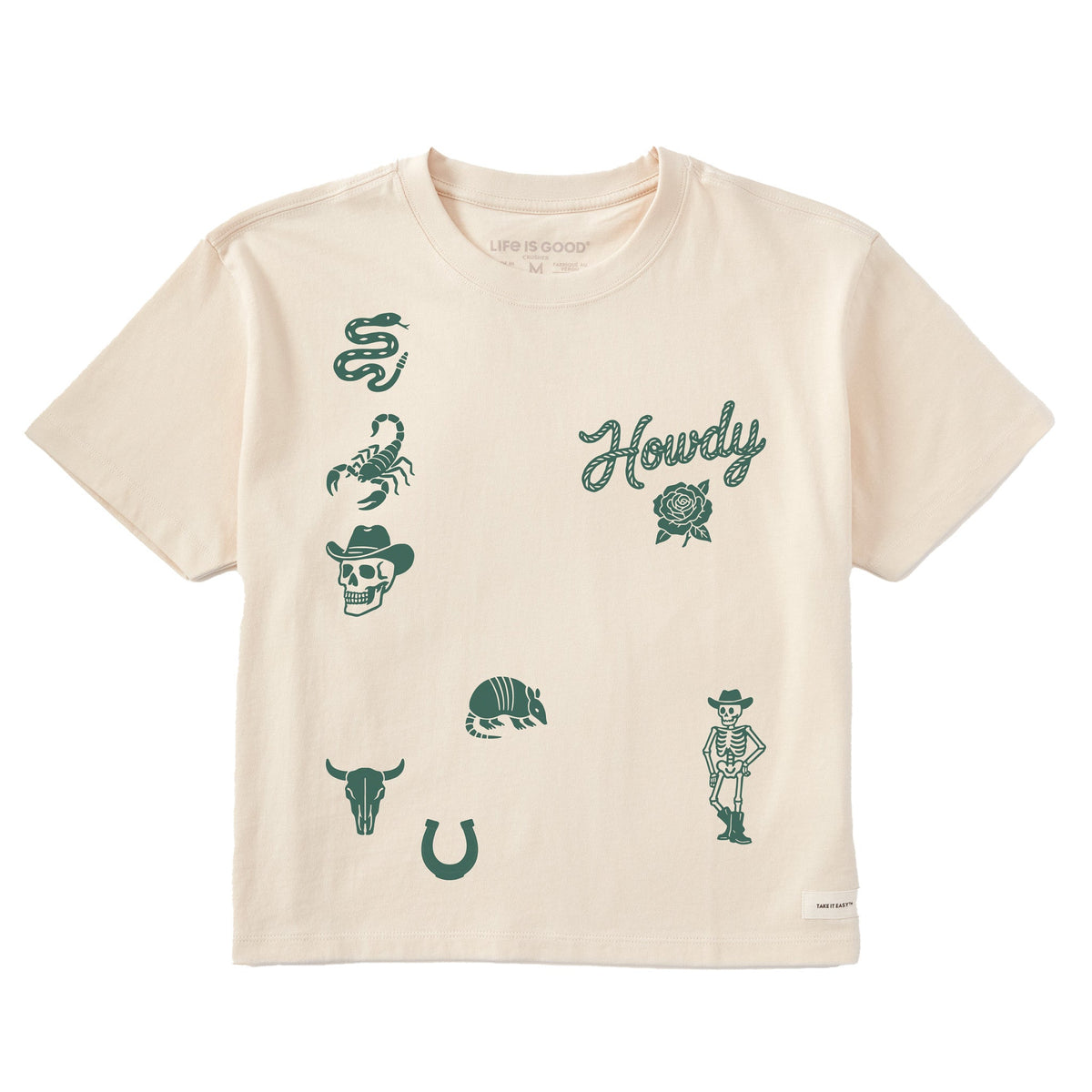 Women's Cowboy Medley Short Sleeve Crusher Boxy Tee