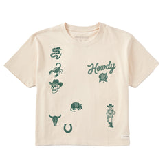 Women's Cowboy Medley Short Sleeve Crusher Boxy Tee