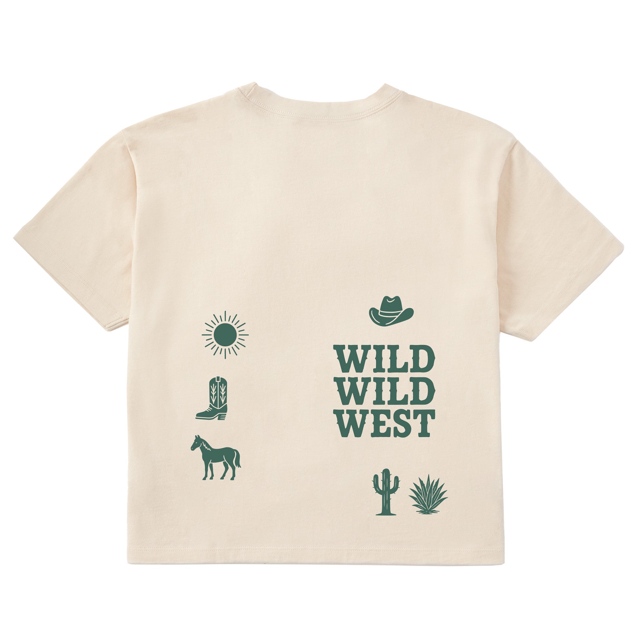 Women's Cowboy Medley Short Sleeve Crusher Boxy Tee