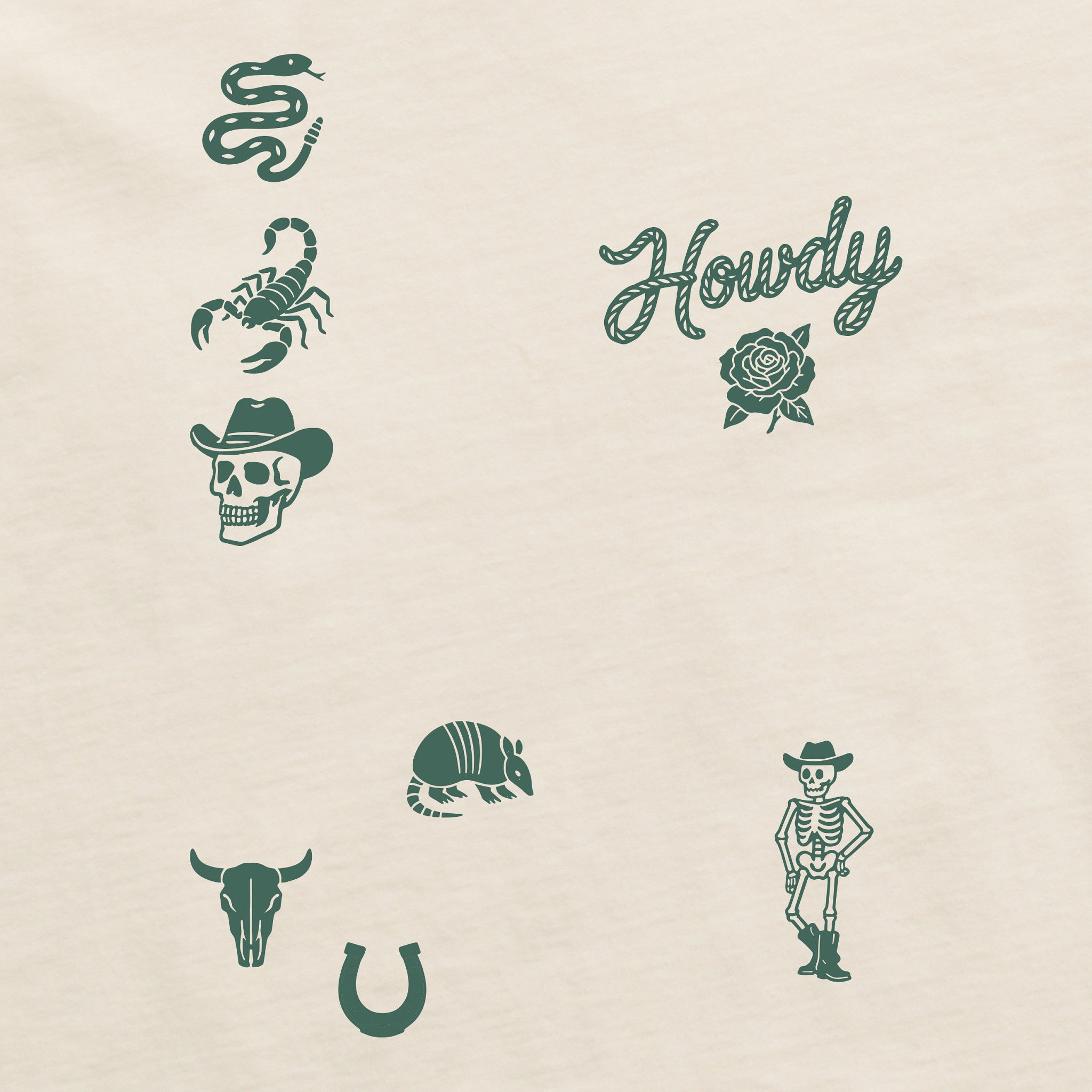 Women's Cowboy Medley Short Sleeve Crusher Boxy Tee