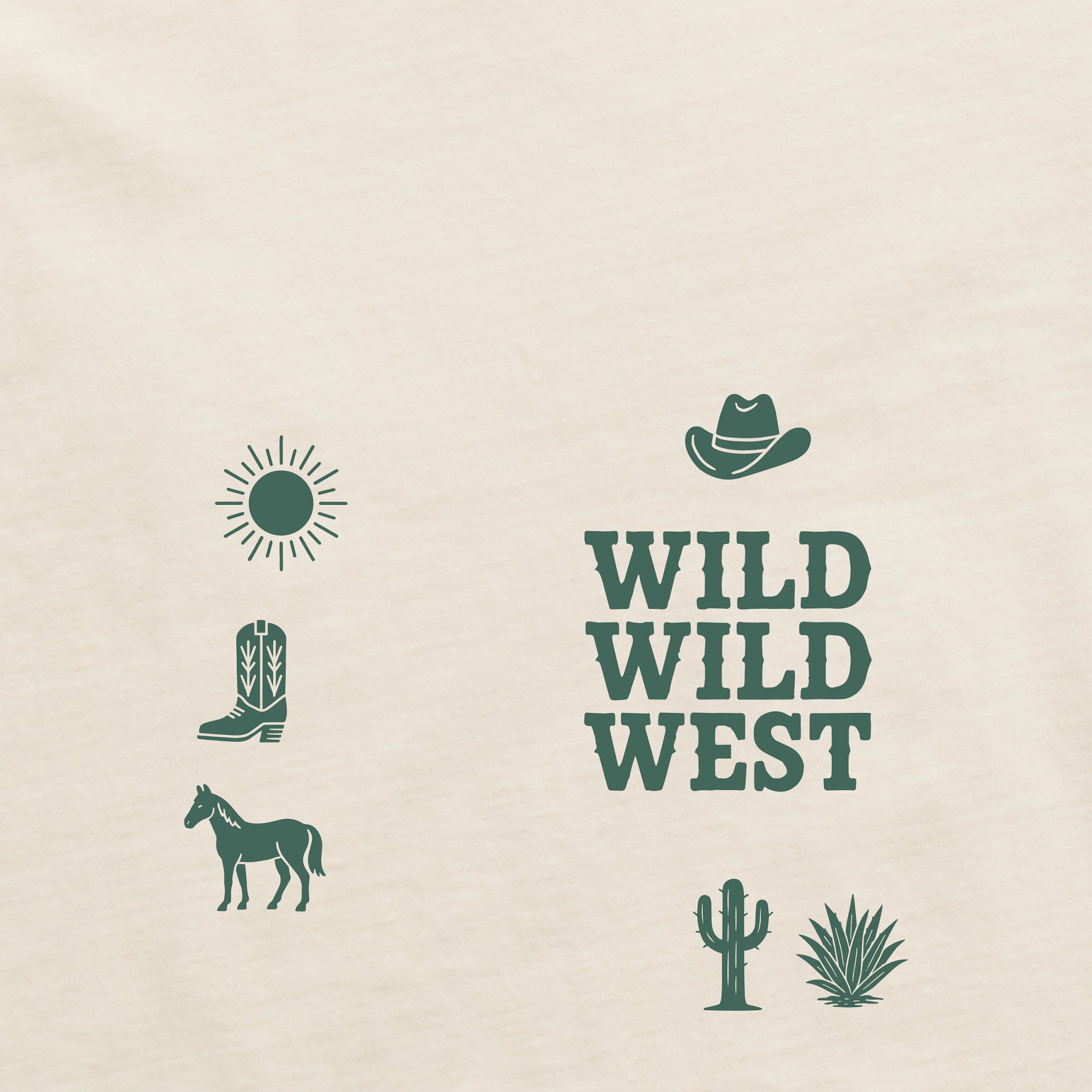 Women's Cowboy Medley Short Sleeve Crusher Boxy Tee