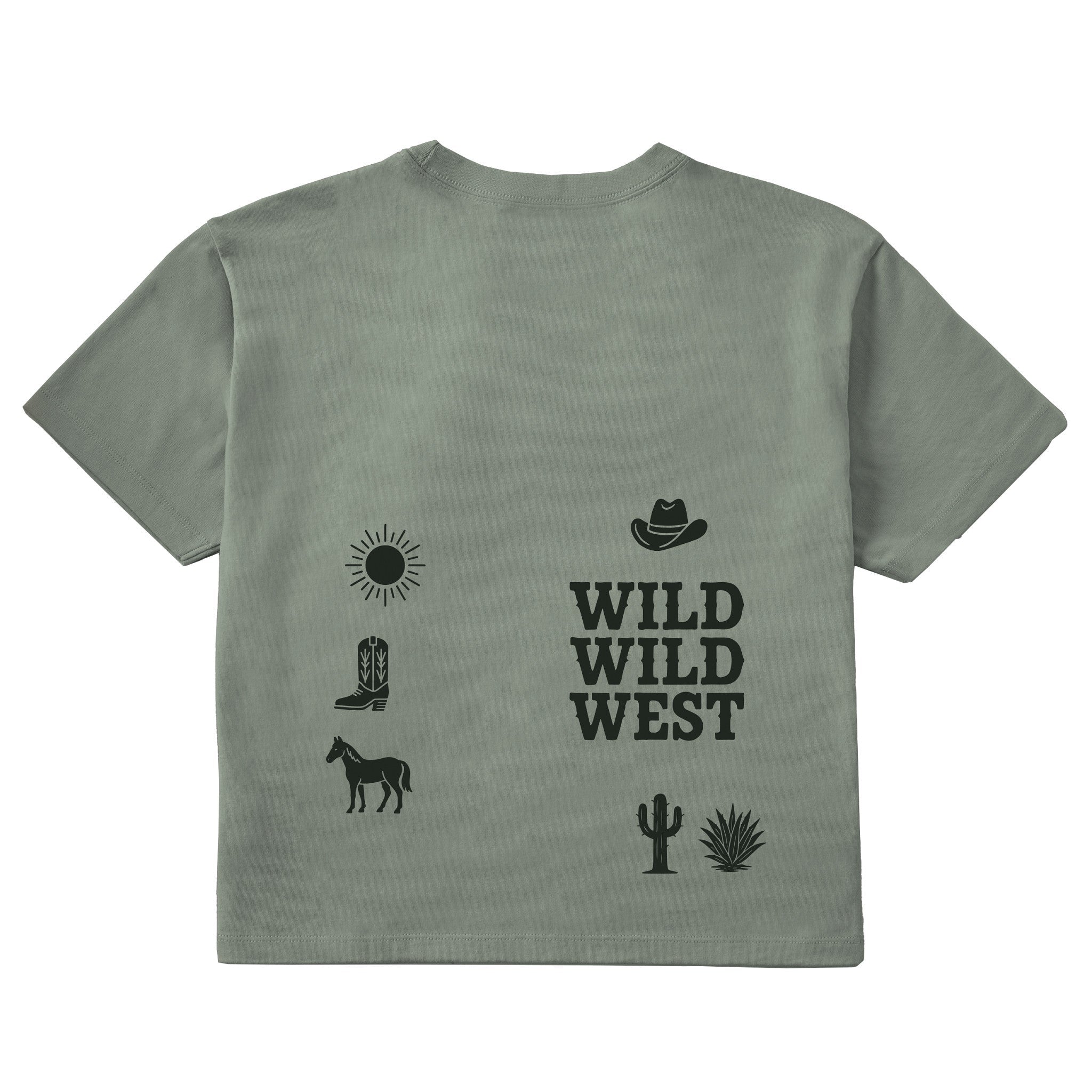 Women's Cowboy Medley Short Sleeve Crusher Boxy Tee