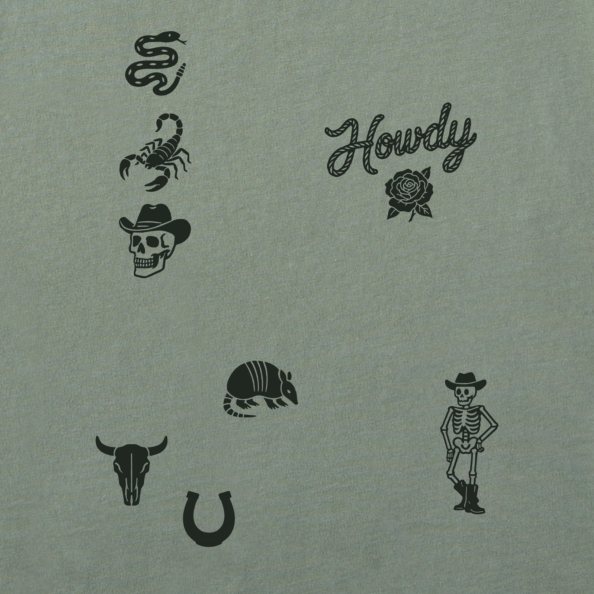 Women's Cowboy Medley Short Sleeve Crusher Boxy Tee