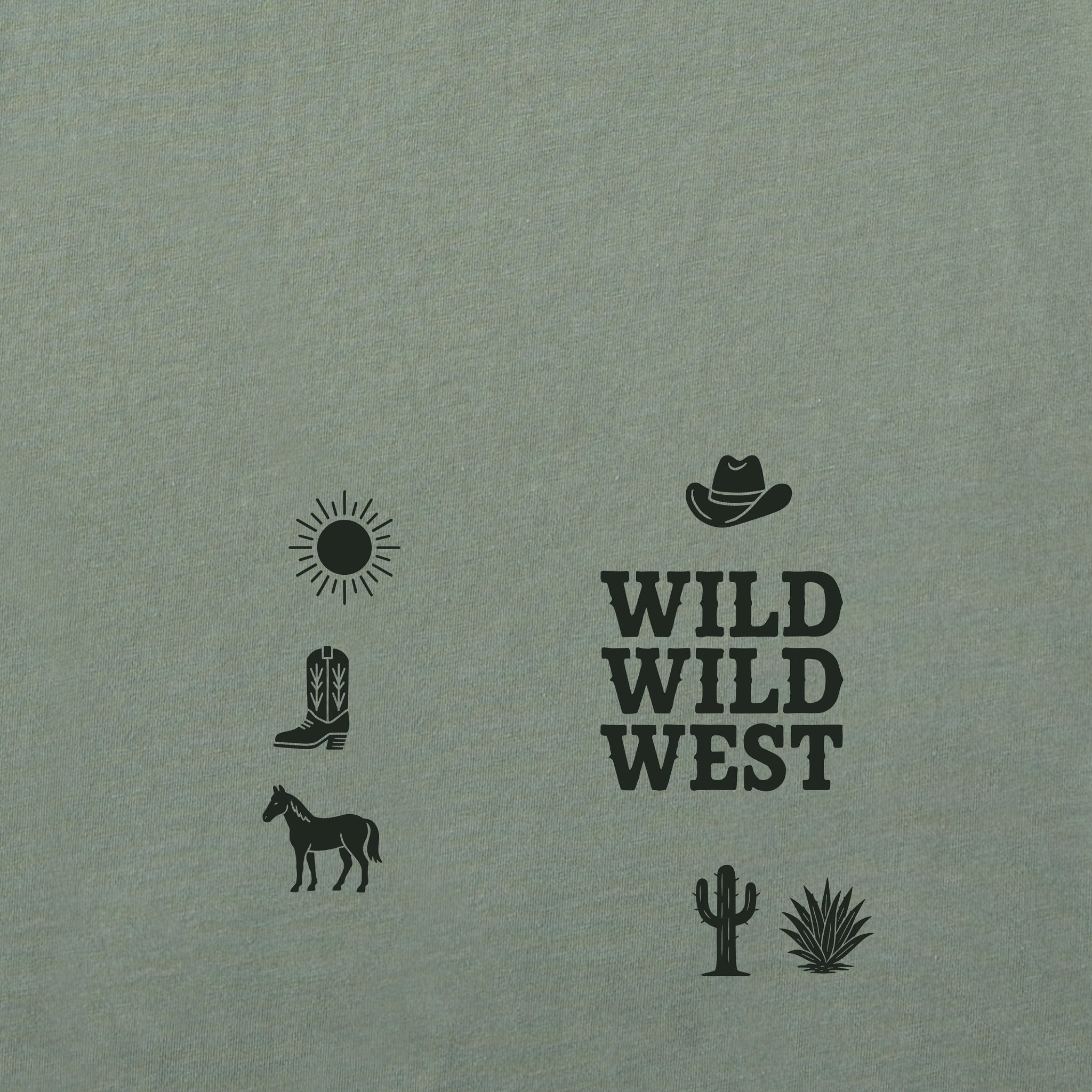 Women's Cowboy Medley Short Sleeve Crusher Boxy Tee