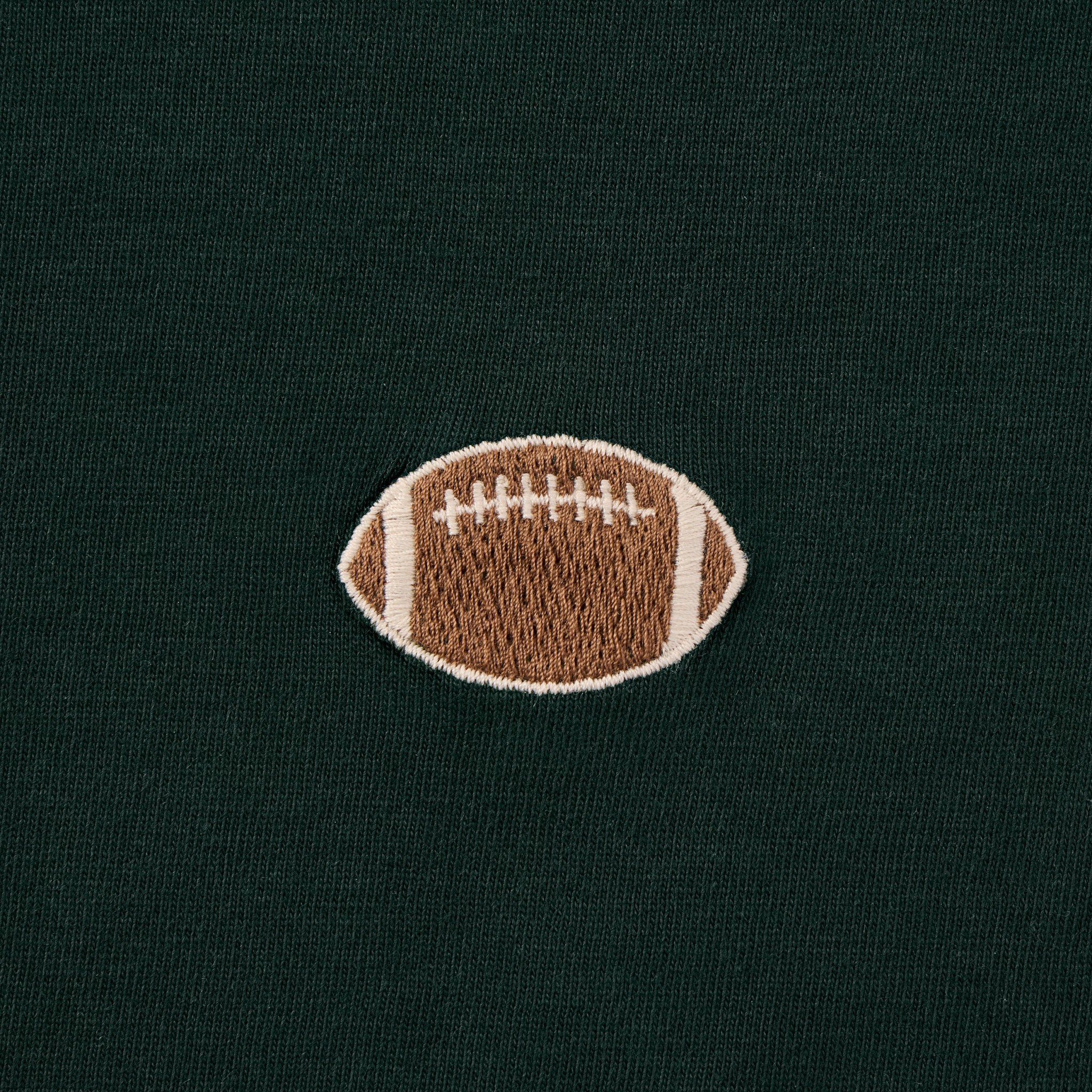 Men's Football Embroidery Short Sleeve Crusher Tee