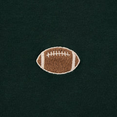 Men's Football Embroidery Short Sleeve Crusher Tee