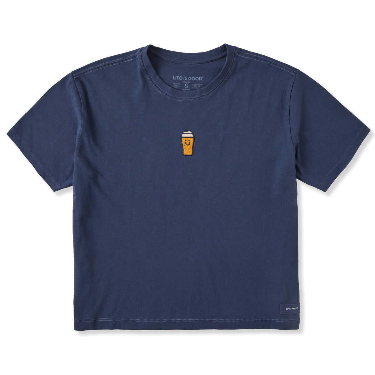 Women's Happy Pint Short Sleeve Crusher Boxy Tee