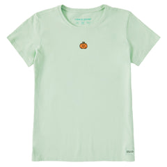 Women's Happy Little Pumpkin Short Sleeve Crusher Tee