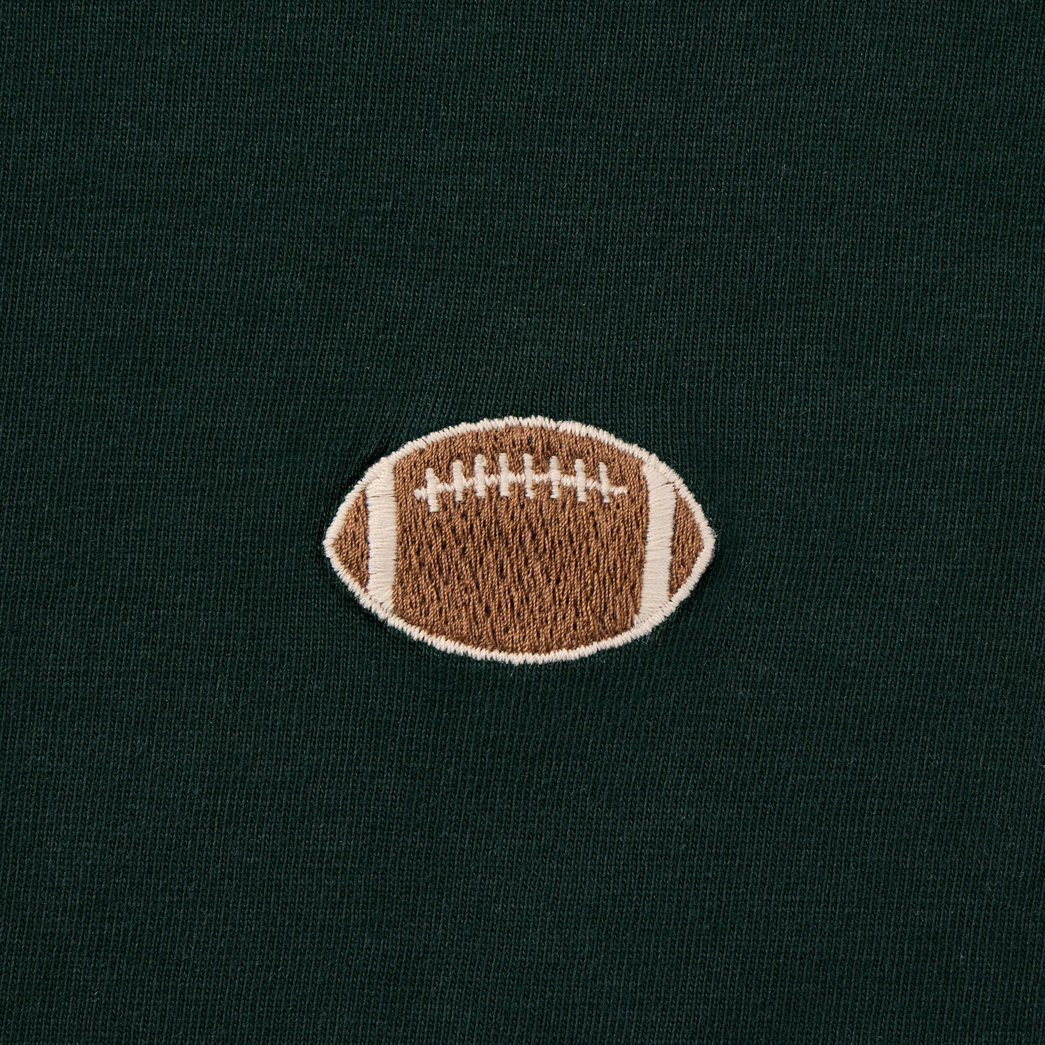 Women's Football Embroidery Short Sleeve Crusher Tee