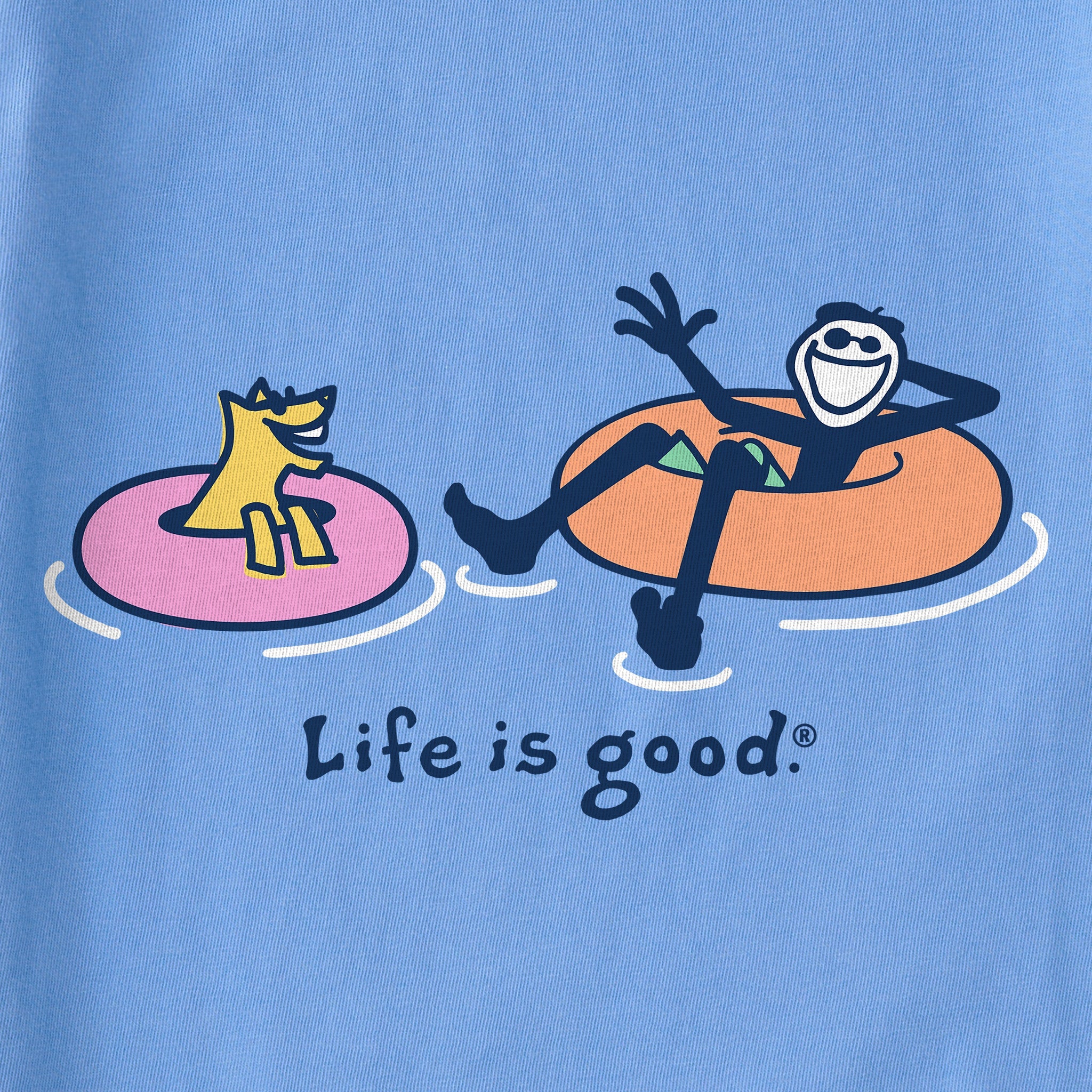 Kids Jake and Rocket Tubing Short Sleeve Crusher Tee