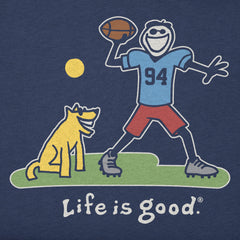 Kids Jake and Rocket Football Short Sleeve Crusher Tee