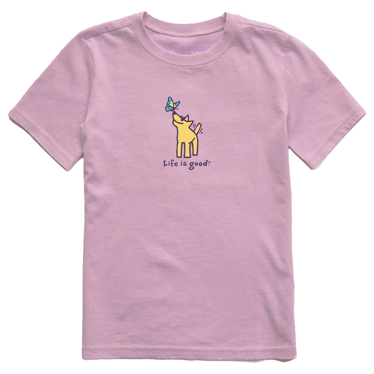 Kids Rocket Butterfly Short Sleeve Crusher Tee