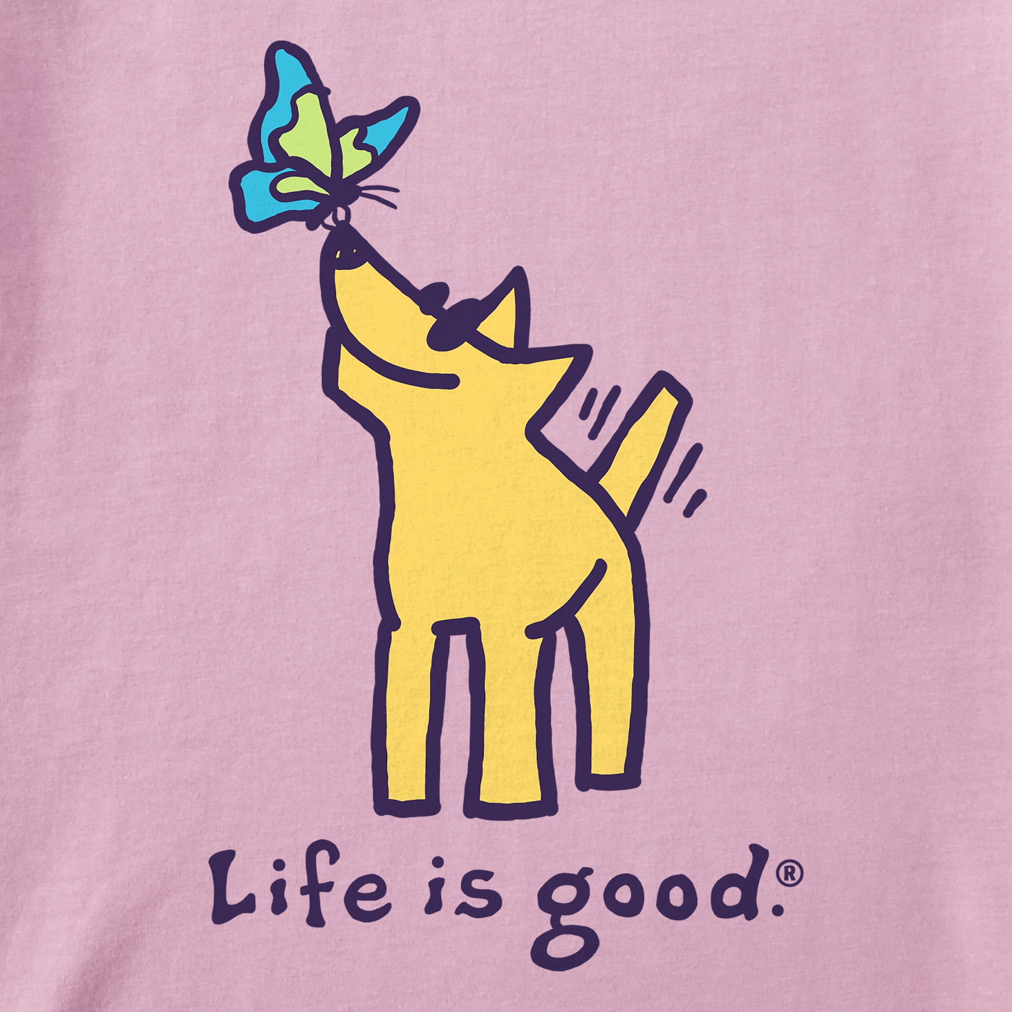 Kids Rocket Butterfly Short Sleeve Crusher Tee