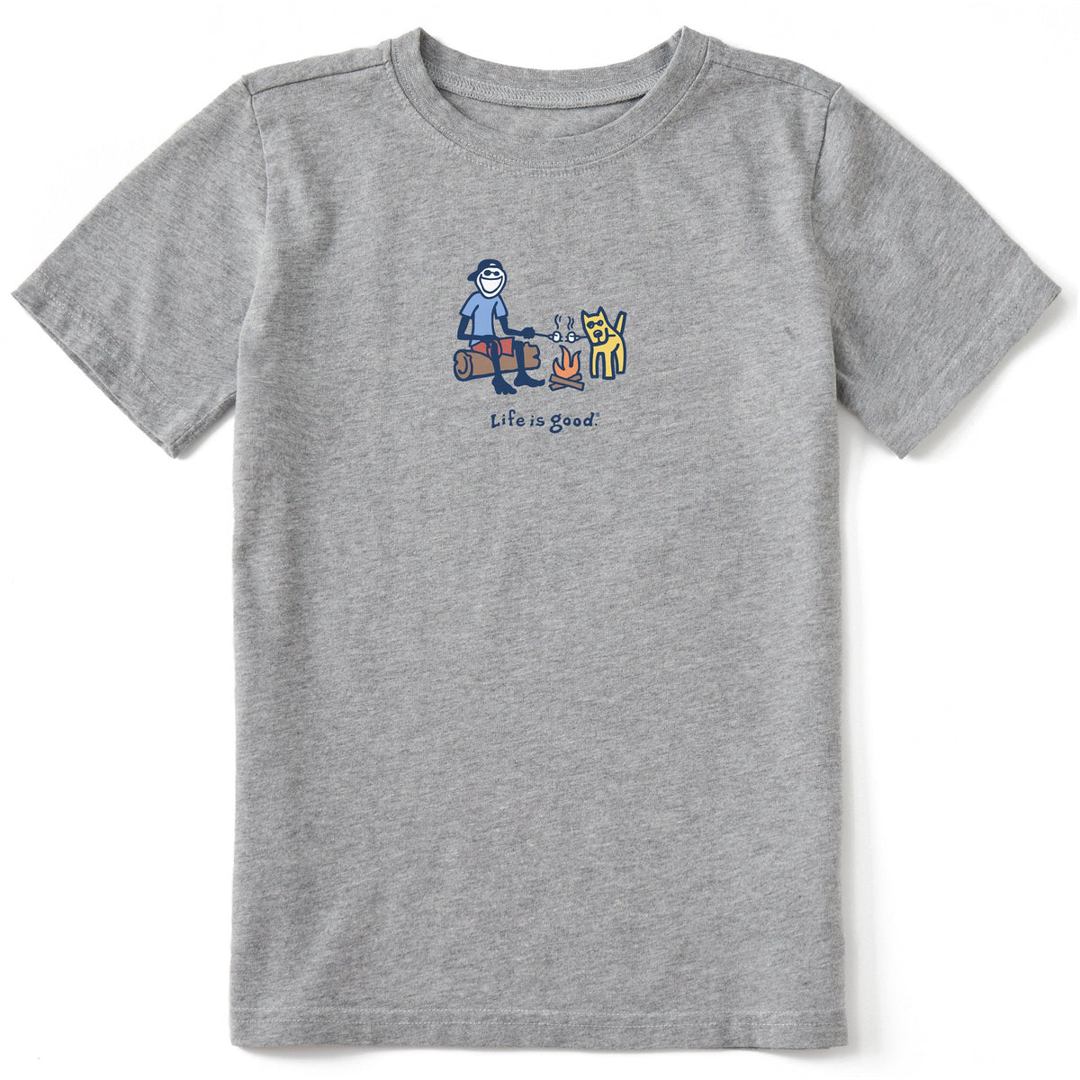 Kids Jake and Rocket Smores Short Sleeve Crusher Tee