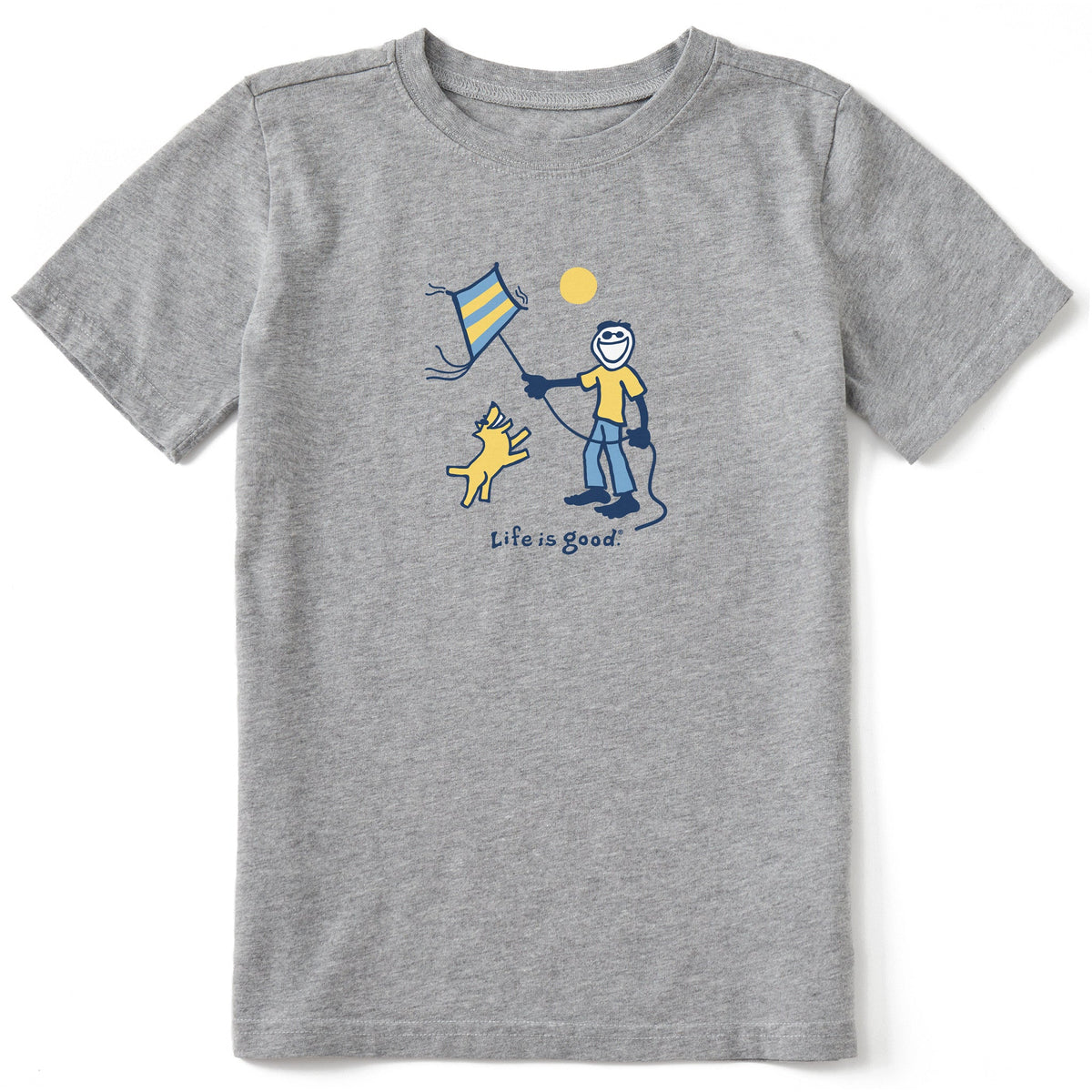 Kids Jake and Rocket Kite Short Sleeve Crusher Tee