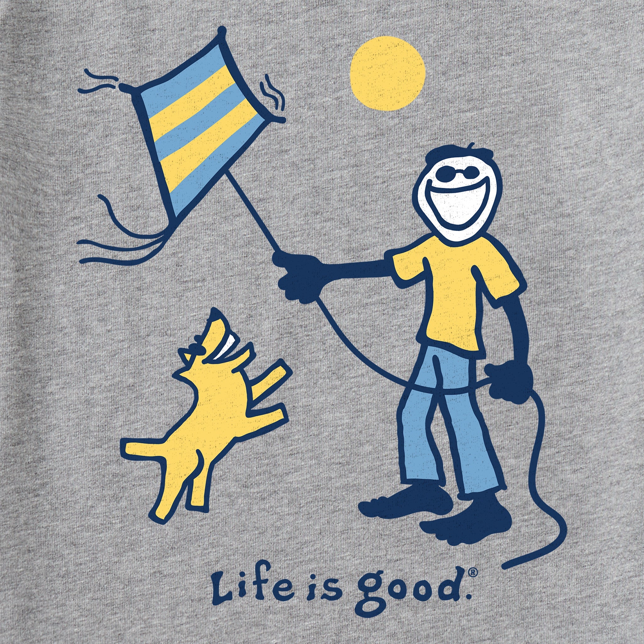 Kids Jake and Rocket Kite Short Sleeve Crusher Tee