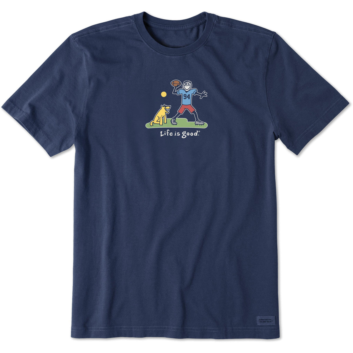 Men's Jake and Rocket Football Short Sleeve Tee
