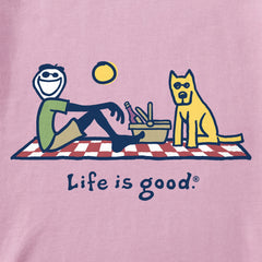 Women's Jake and Rocket Picnic Short Sleeve Crusher Tee