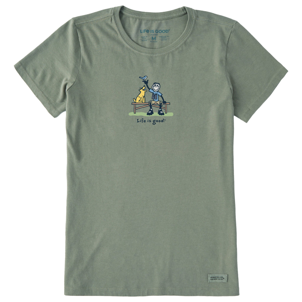 Women's Jake and Rocket Birding Short Sleeve Crusher Tee