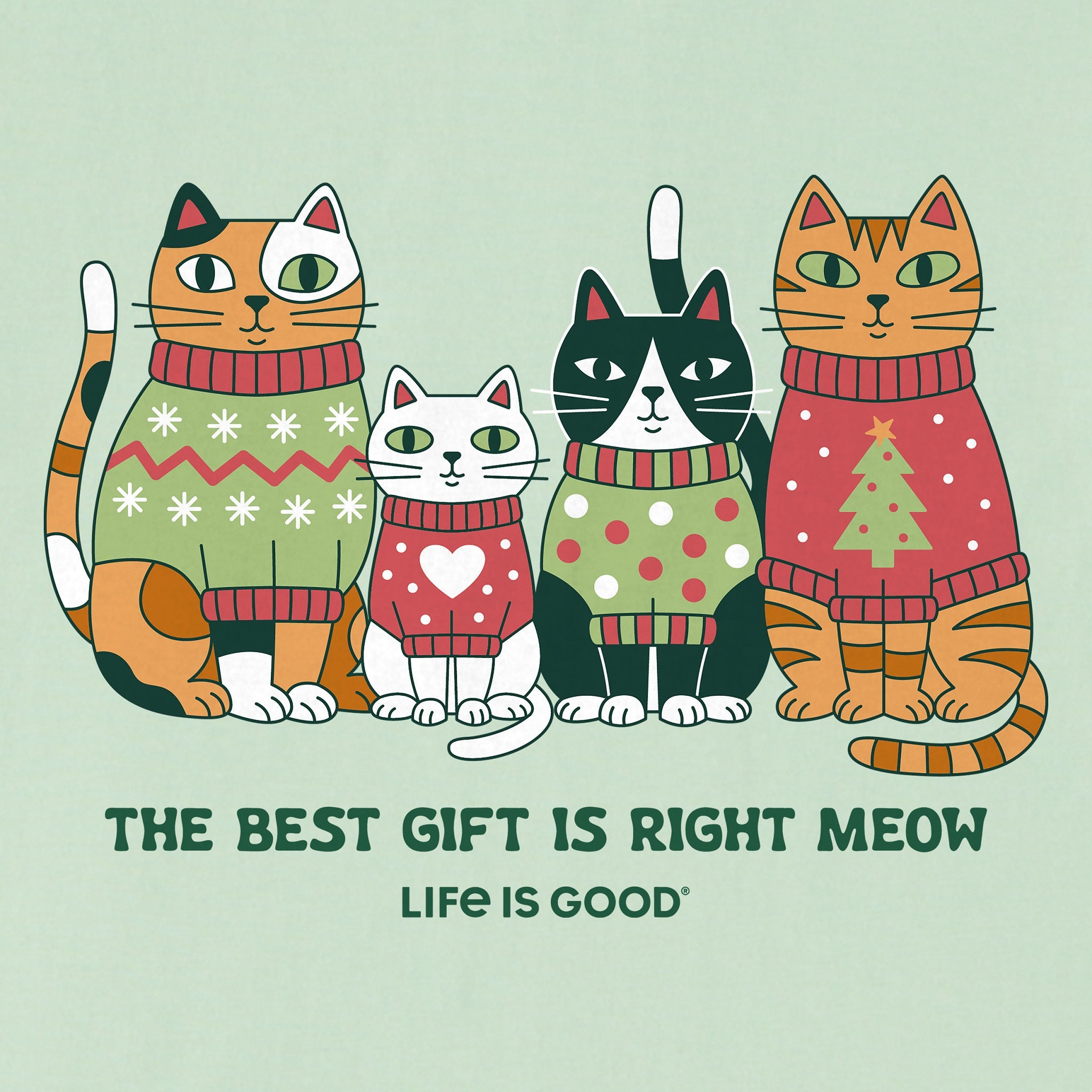 Kids The Best Gift is Right Meow Short Sleeve Crusher Tee