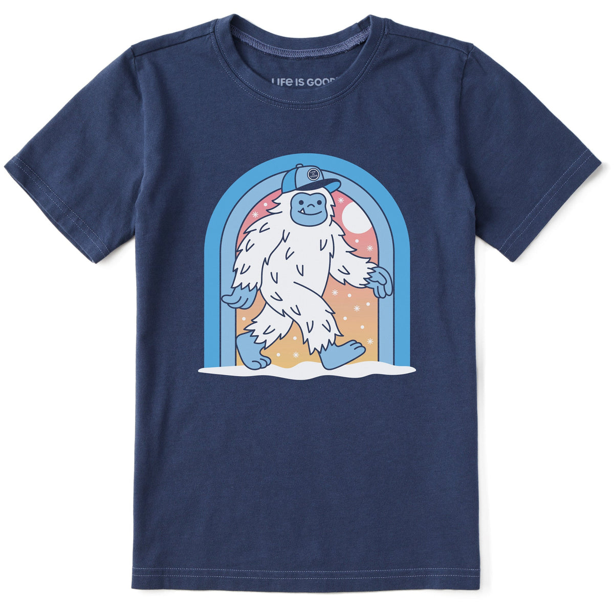 Kids Yeti Trucker Hat Short Sleeve Crusher Tee