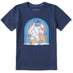 Kids Yeti Trucker Hat Short Sleeve Crusher Tee