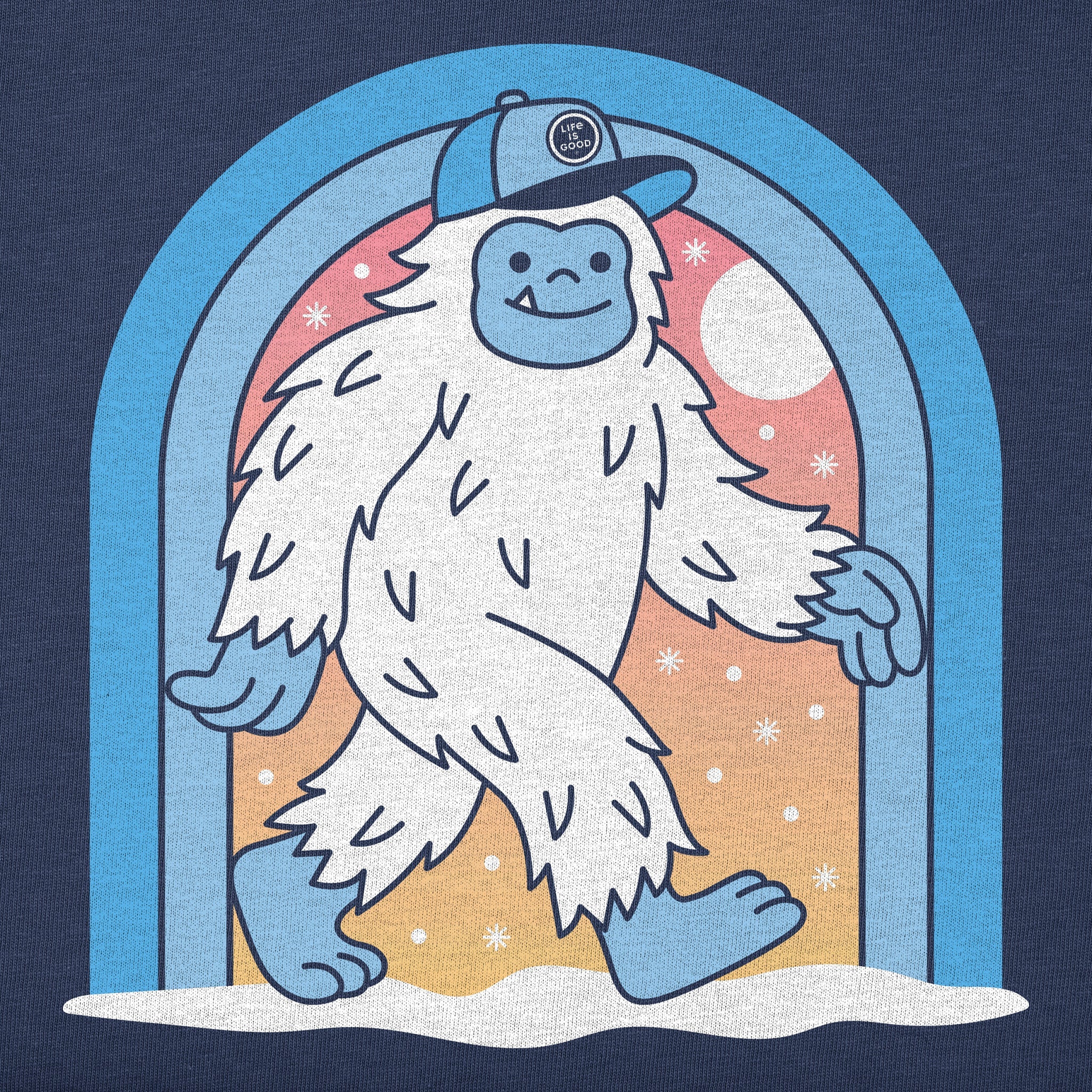Kids Yeti Trucker Hat Short Sleeve Crusher Tee