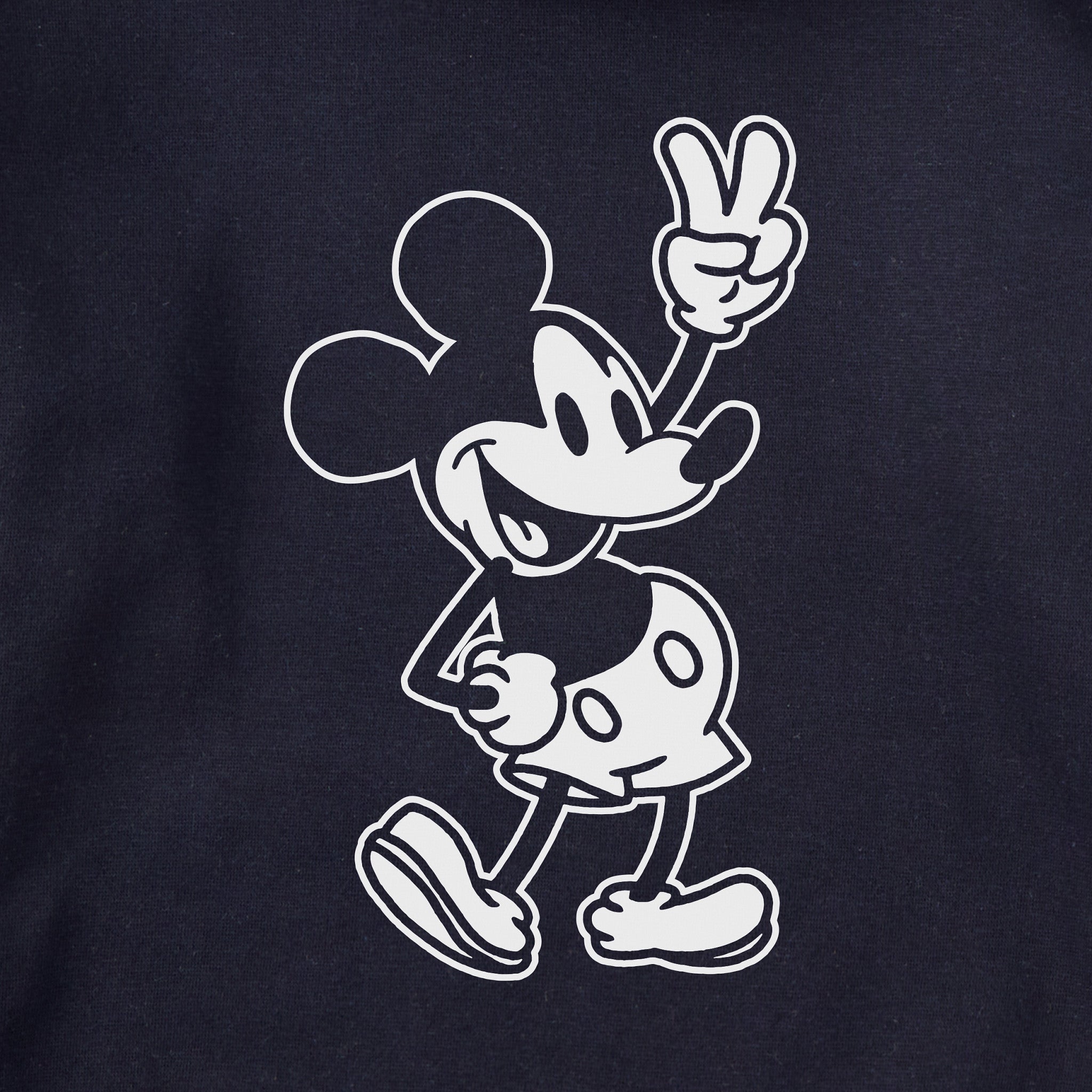 Adult Unisex Steamboat Willie Peace Mini Every Wear Crew Sweatshirt