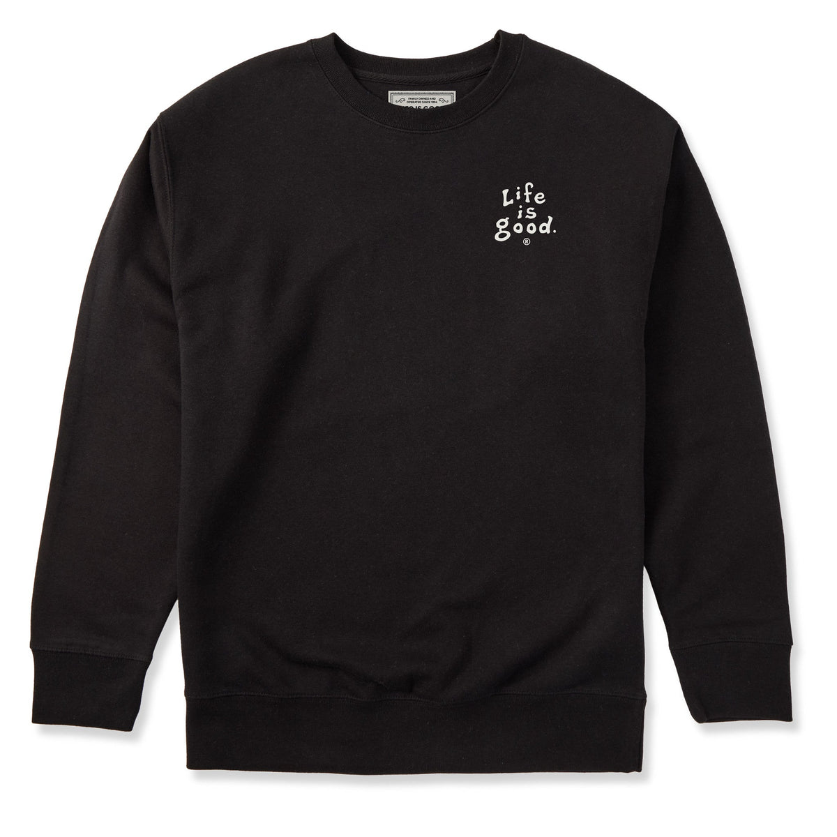Adult Unisex LIG Vintage Wordmark Stacked Every Wear Crew Sweatshirt