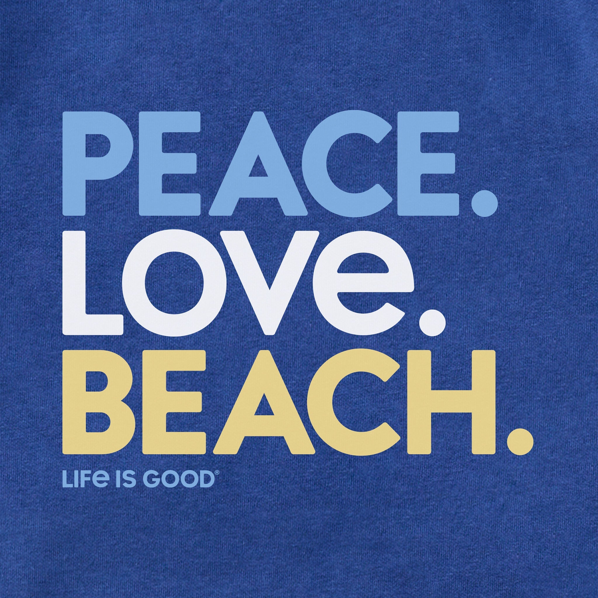 Adult Unisex Peace Love Beach Every Wear Hoodie Sweatshirt