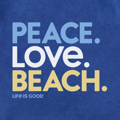 Adult Unisex Peace Love Beach Every Wear Hoodie Sweatshirt
