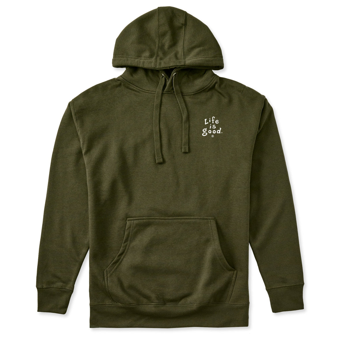 Adult Unisex LIG Vintage Wordmark Stacked Every Wear Hoodie Sweatshirt