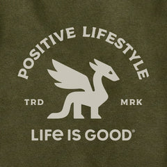 Adult Unisex Positive Lifestyle Dragon Every Wear Hoodie Sweatshirt