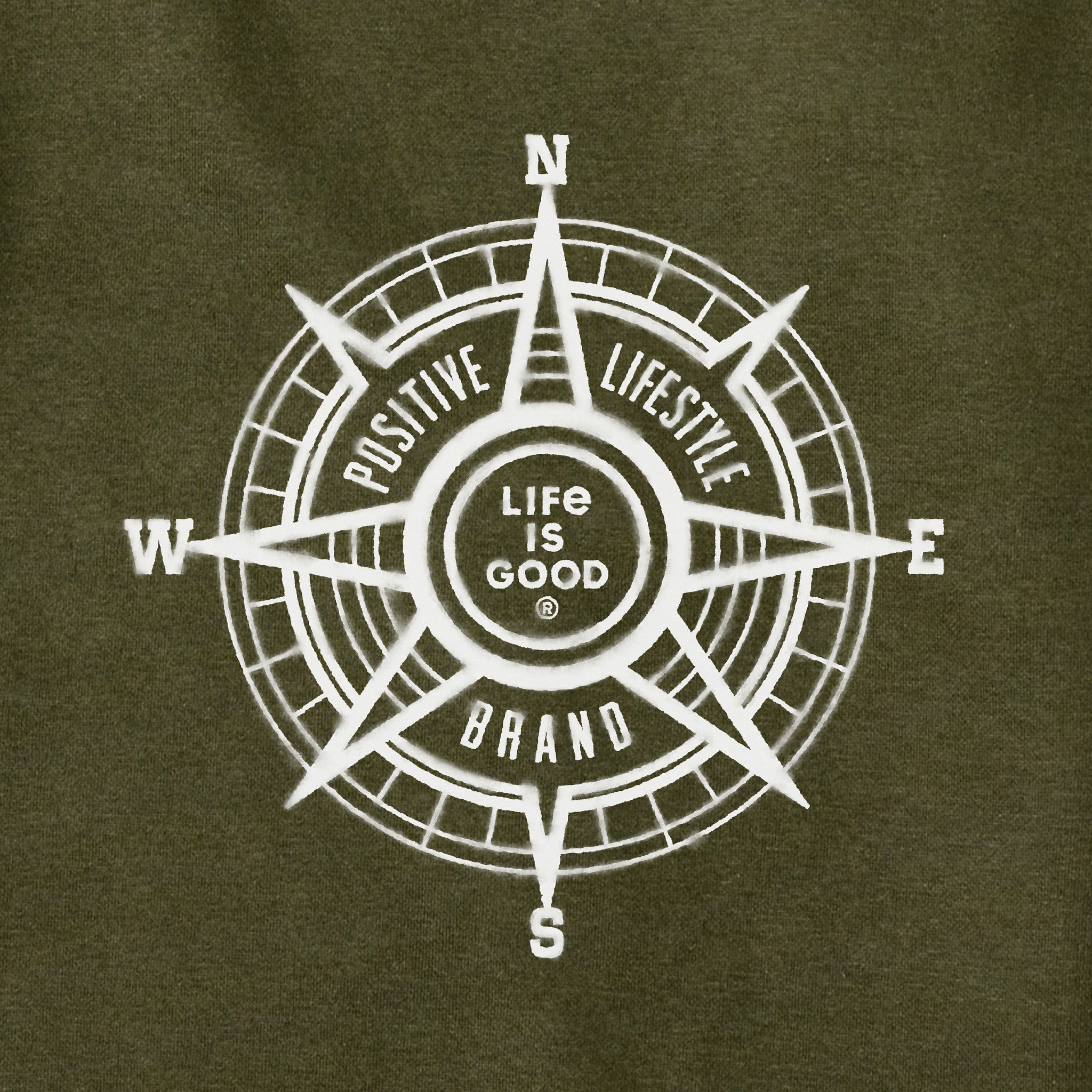 Adult Unisex Positive Compass Every Wear Hoodie Sweatshirt