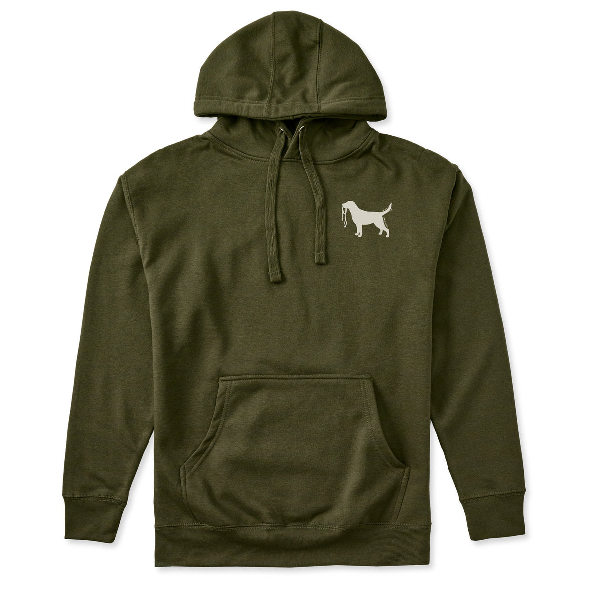 Adult Unisex Labrador Leash Every Wear Hoodie Sweatshirt